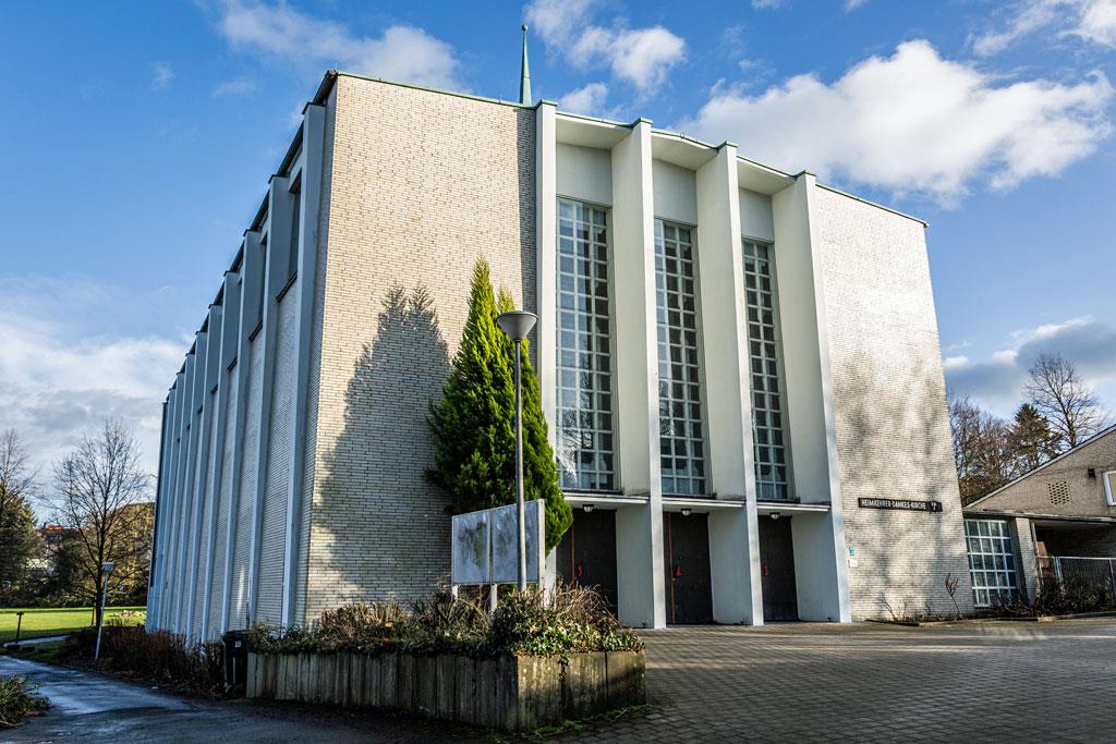 Heimkehrer Dankeskirche Bochum-Weitmar, Außenansicht